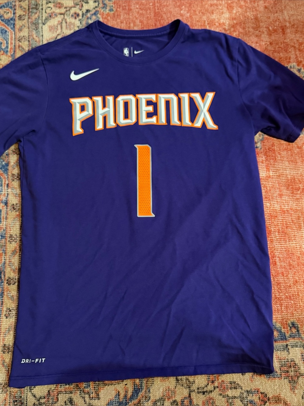 Nike NBA Phoenix Suns Devin Booker #1 Dri-FIT Shirt Men’s Medium